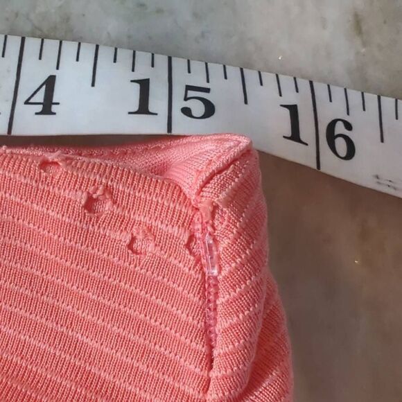 Soho Apparel A-Line Midi Skirt Women's Medium Coral Straight Basic Modes - Picture 7 of 8